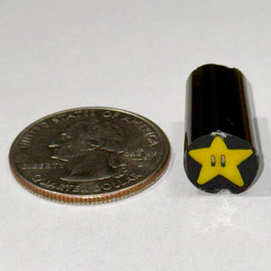 Golden Gate Glassworks Mario Star Cane