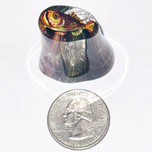 Load image into Gallery viewer, Stephen Boehme Spiny Radioactive Fish End Cane

