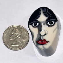 Load image into Gallery viewer, Stephen Boehme Wednesday Adams Face Component End Cane
