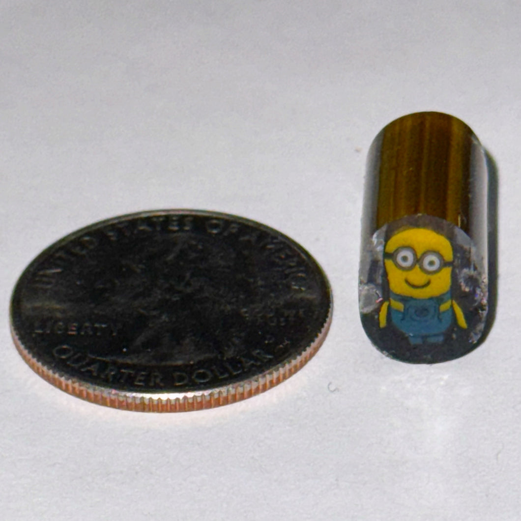 Dapo Glass Minion Cane