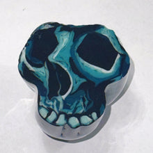 Load image into Gallery viewer, Stephen Boehme Blue Skull Component Paperweight
