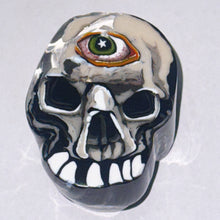 Load image into Gallery viewer, Stephen Boehme Third Eye Skull Paperweight
