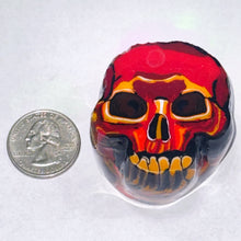 Load image into Gallery viewer, Stephen Boehme Red Skull Paperweight
