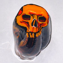 Load image into Gallery viewer, Stephen Boehme Orange Skull End Cane
