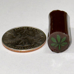 Jason Lee Chocolate Thai Leaf Cane