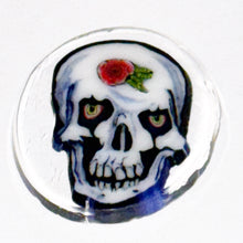 Load image into Gallery viewer, Stephen Boehme Rose Skull Coin
