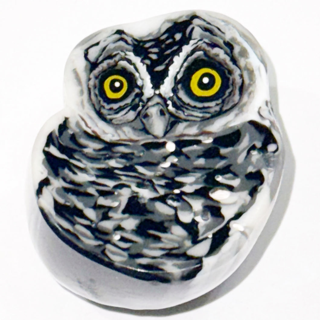 Stephen Boehme Owl Paperweight