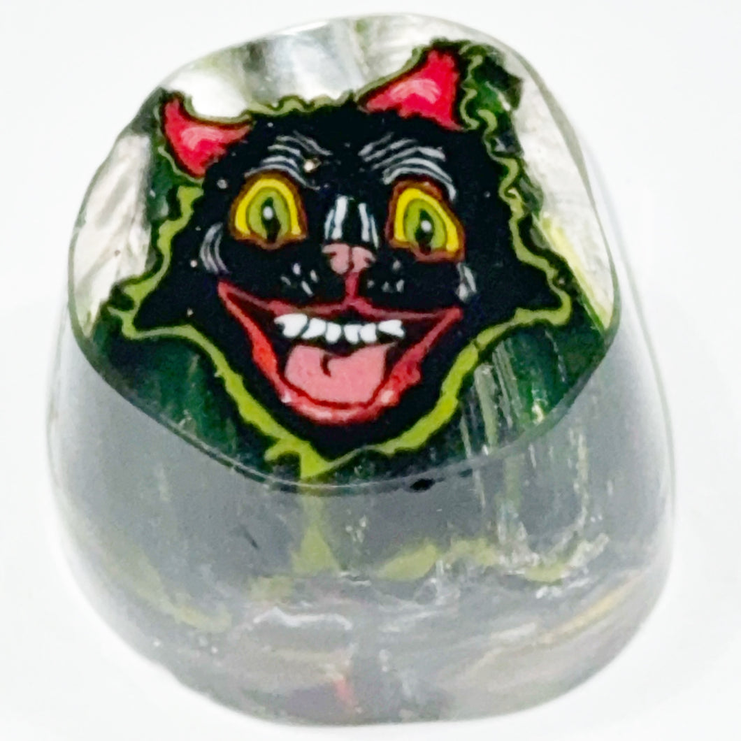Stephen Boehme Black Cat Paperweight