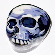 Load image into Gallery viewer, Stephen Boehme Blue Skull Paperweight

