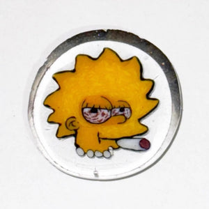 Malachi Wilkinson Stoned Lisa Simpson Coin