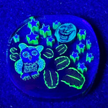 Load image into Gallery viewer, Stephen Boehme x Dapo Glass Owl &amp; Moon Coin (UV)
