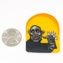 Load image into Gallery viewer, Stephen Boehme Haunted House Dracula Window Coin
