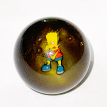Load image into Gallery viewer, Keys Glass Slingshot Bart Simpson Marble
