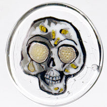Load image into Gallery viewer, Robert Koch Honeycomb Bee Skull Coin
