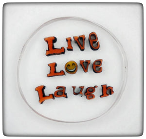 Stephen Boehme LIVE LOVE LAUGH Cane