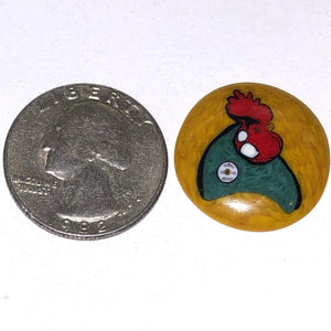 Mathieu Grodet Rooster Yellow Coin