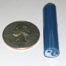 Load image into Gallery viewer, Beth James Blue Ying Yang Cane
