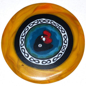 Mathieu Grodet Rooster Yellow with Large Rim