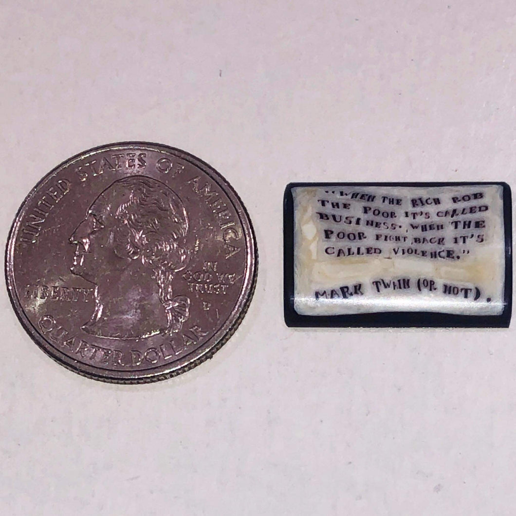 Mathieu Grodet Mark Twain Quote Coin