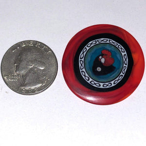 Mathieu Grodet Rooster Red with Large Rim