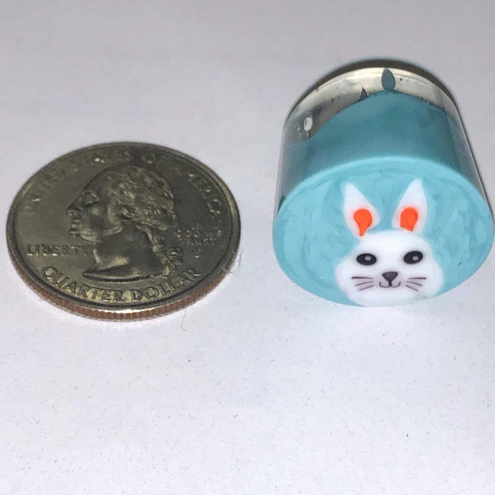 Mathieu Grodet Blue Rabbit End Cane