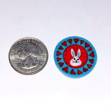 Load image into Gallery viewer, Mathieu Grodet Rabbit Coin with Hearts
