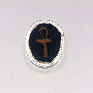 Dapo Glass Ankh Coin