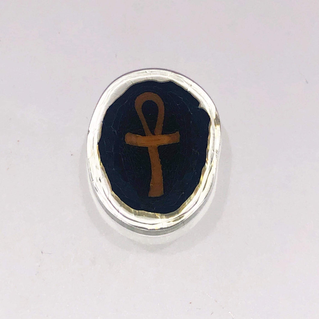 Dapo Glass Ankh Coin