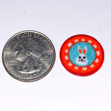 Load image into Gallery viewer, Mathieu Grodet Rabbit Coin Red Border

