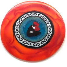 Load image into Gallery viewer, Mathieu Grodet Rooster Orange with Large Rim
