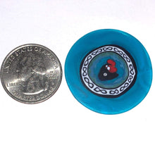Load image into Gallery viewer, Mathieu Grodet Rooster Blue with Large Rim
