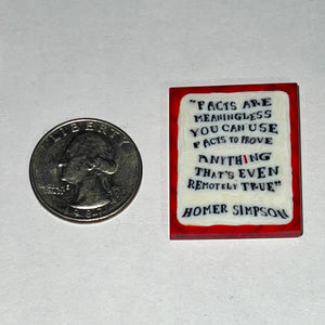 Mathieu Grodet Homer Simpson Quote Tile