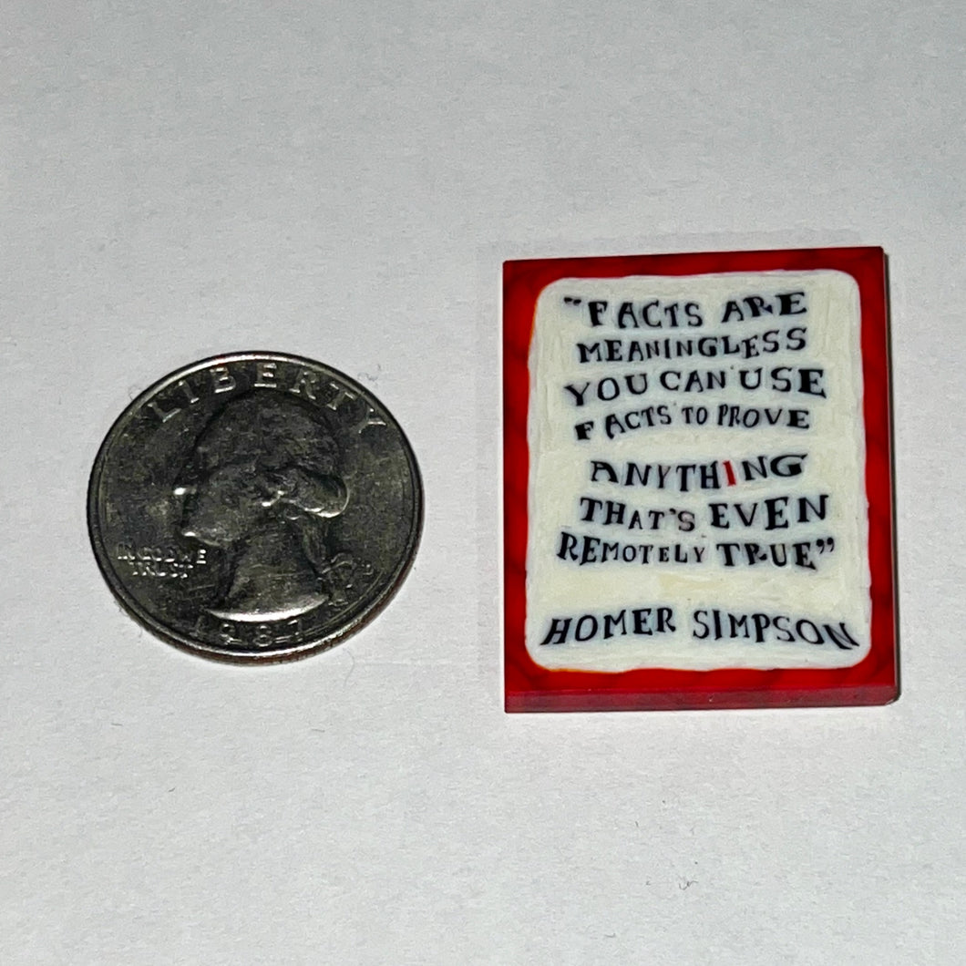 Mathieu Grodet Homer Simpson Quote Tile