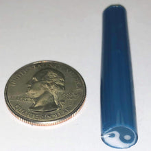 Load image into Gallery viewer, Beth James Blue Ying Yang Cane
