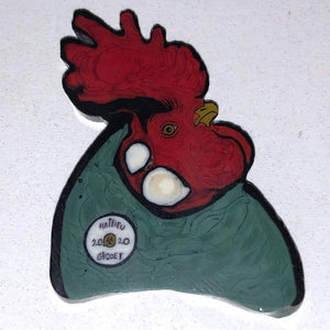 Mathieu Grodet Big Rooster Blue Coin